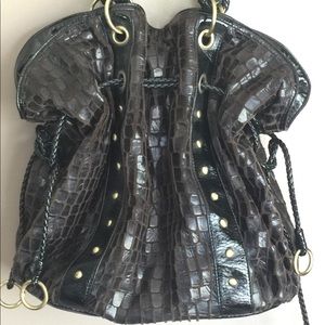 Snake skin print- Hobo Bag